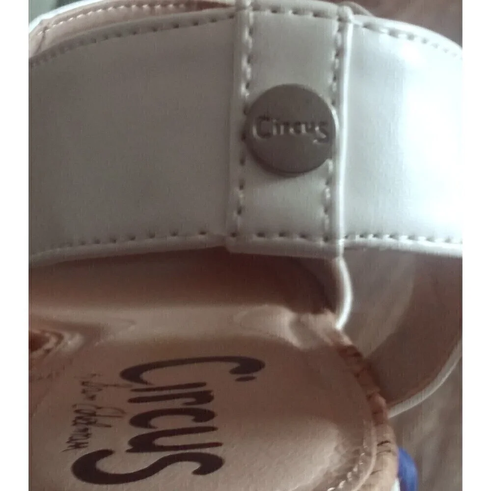 Circus By Sam Edelman Women's  Warren Platform Sandal White/Natural 9.5 EUR 39.5